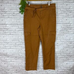 Cabi Terracotta Burnt Orange High Waisted Cargo Pants